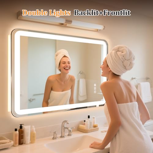Lighted Mirror for Bathroom Wall