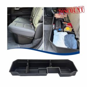 Rear Underseat Storage Compatible with 2019+ Chevy Silverado/GMC Sierra 1500