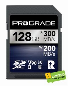 ProGrade Digital SDXC UHS-II V90 Iridium Memory Card (128GB)