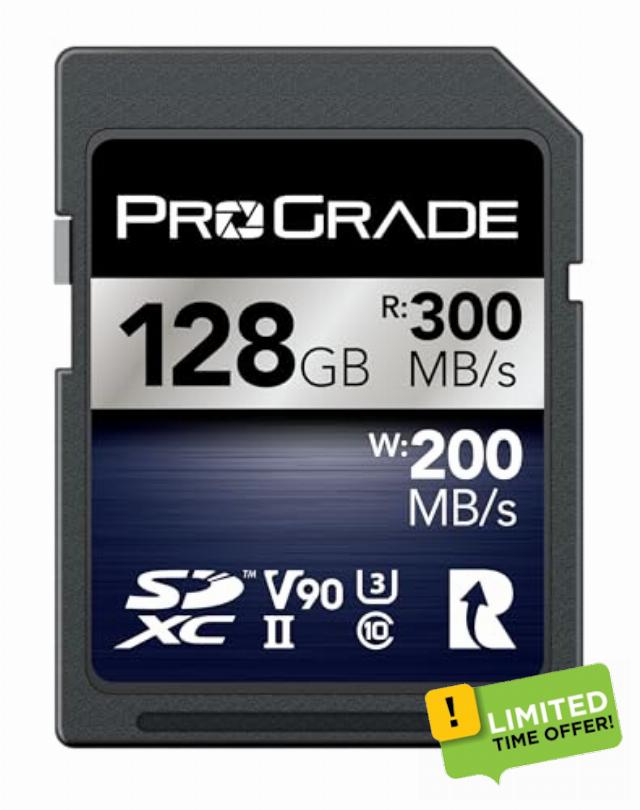 ProGrade Digital SDXC UHS-II V90 Iridium Memory Card (128GB)