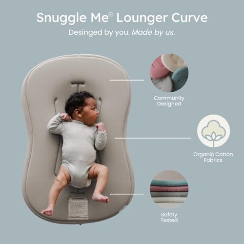 Buttery-Soft & Breathable Infant Lounger with Travel Bag (30 in x 20 in x 1.9 in) - Birch