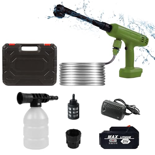 1200PSI Portable Power Washer with 4Ah Battery&Charger