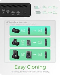 ICY BOX USB-C 10Gbps NVMe Cloner&Reader