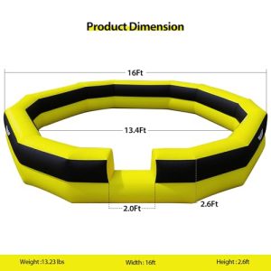 Portable Gagaball Court with Built-in Blower for Indoor Outdoor Fun