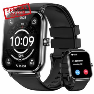 Smart Watch for Men Women (Answer/Make Call) 1.85" HD Touch Screen Fitness Tracker