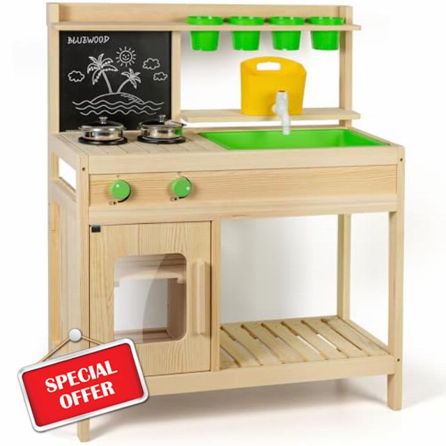 BlueWood Mud Kitchen for Kids Outdoor