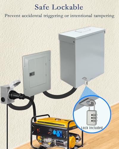 120/240V Dual Power Generator Transfer Switch Meeting NEMA 3R Standards for Outdoor and Indoor