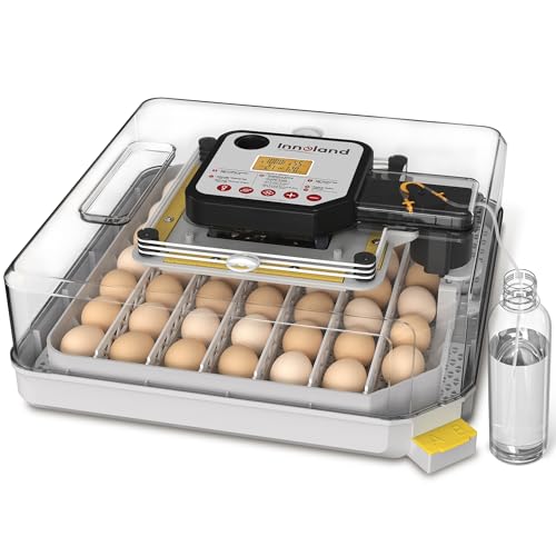 48 Egg Incubator with Automatic Egg Turning and Humidity Temperature Control