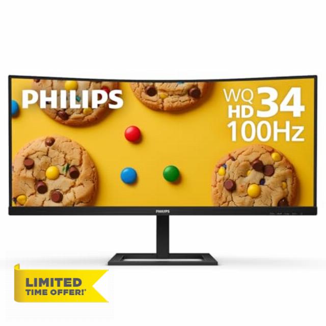 Philips 346E2CUAE 34'' Curved Frameless