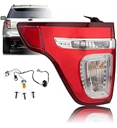 Ussbaye Tail Light Compatible with 2011-2015 Ford Explorer Limited/Sport Left Driver Side Rear Ta...