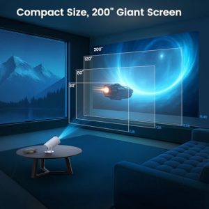 Movie projector 1080P HD Supported