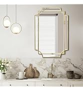 womilous Gold Areched Mirror - 24