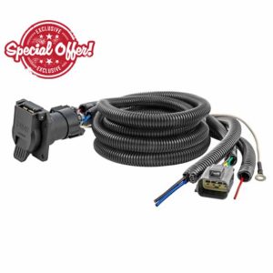 CURT 56545 Vehicle-Side Custom RV Blade 7-Pin Trailer Wiring Harness