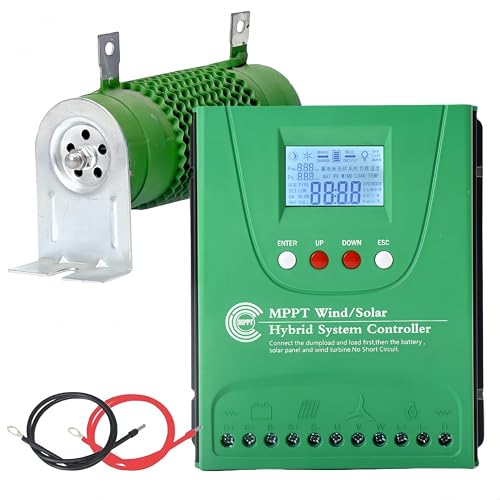 1000W Wind Turbine & 1000W Solar Panel Charge Controller