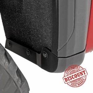 Rough Country Mud Flap Delete for GMC Sierra 2500HD/3500HD (2020-2025) - Heavy-Duty ABS
