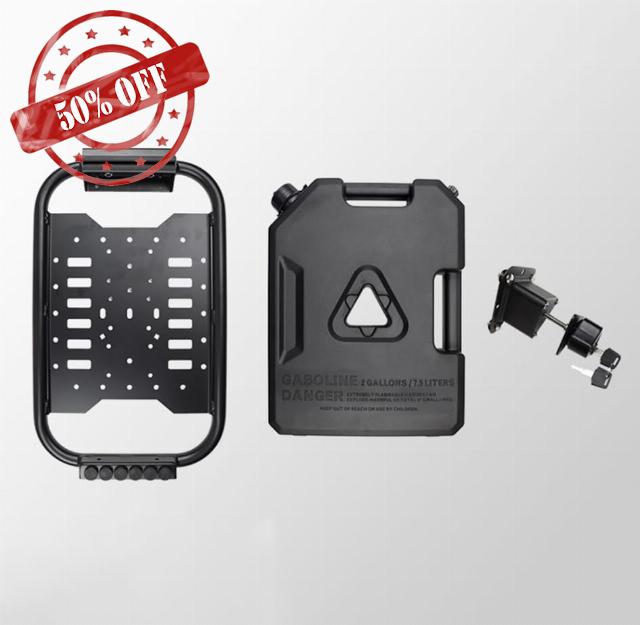 Toworldit 7.5L Rear Window Extension Lateral Support Off-Road External Water Tank with Lock Compatible with Suzuki Jimny 5-Door 2023-2025 (Black)