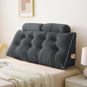 Wedge Pillow Headboard for Bed Sitting Up