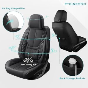 Breathable & Waterproof Front and Rear Seat Protectors