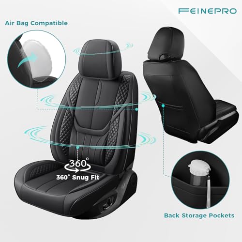 Breathable & Waterproof Front and Rear Seat Protectors
