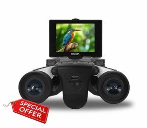 Minolta 12x32 Digital Binoculars - 4K UHD Video Camera