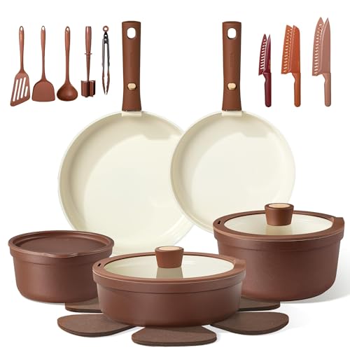 Detachable Pots and Pans Set Non Stick