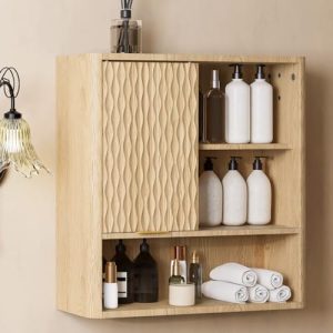 Modern Medicine Cabinet with Sliding Door