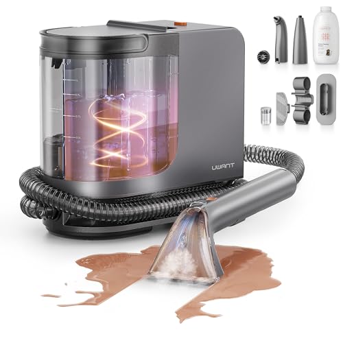18Kpa Powerful Suction Carpet Cleaner Machine with Exclusive Tools 2in1 Upholstery Steam Cleaner Machine (Grey)