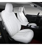 OURPLOT Custom Fit Model Y Seat Covers for 2021-2024 Tesla Model Y Full Coverage Waterproof Breat...