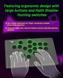 Fight Stick for Fighting Games with Custom RGB & Turbo Functions & Hot Swap - 30th Anniversary Edition