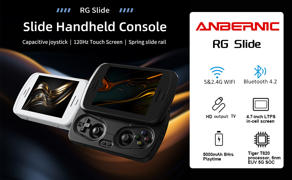 RG Slide Handheld Game Console