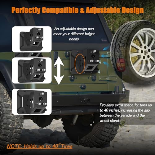 Tire Holder for Jeep for Wrangler