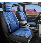 DuDuWang Car Seat Cover Custom Fit for Ford F150 2009-2025 Faux Leather Seat Cover Set Compatible...