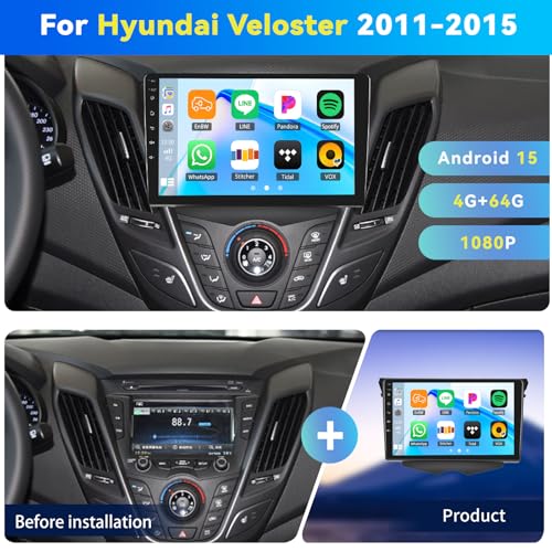 9" Touchscreen Car Stereo with Mirror Link Voice Control WiFi/GPS