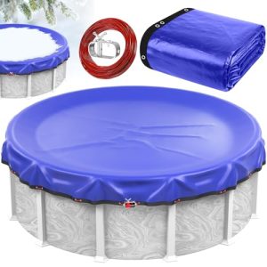 2025 New Upgrade Above Ground Pool Cover with Cable & Winch