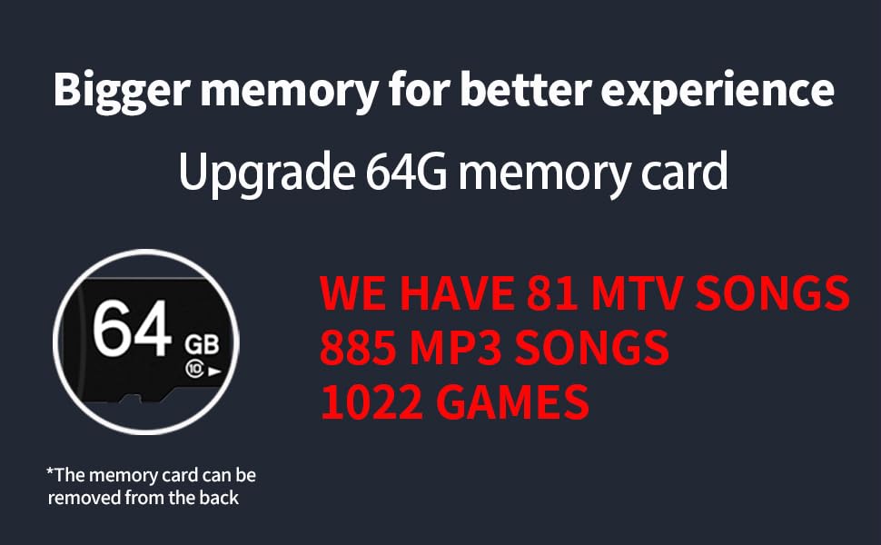 64GB Music & Game Console
