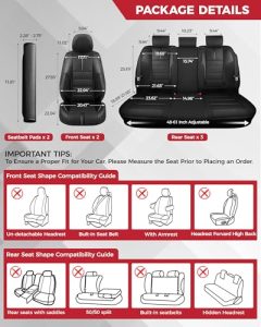 with Front Seatbelt Pads