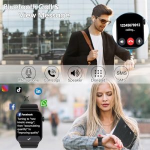 1.85" HD Screen Smartwatch with Heart Rate/Sleep Monitor