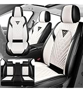 Fit for 97% of Mercedes Benz Seat Covers, Fashion Sport Seat Cover with Waterproof Leather, Airba...