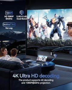 4K Decode 1080P@60Hz hdmi wireless transmitter and receiver with LED Display Plug&Play Portable 2.4G/5.8G for Video and Audio to Monitor from PC