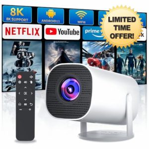 Mini Projector with WiFi and Bluetooth