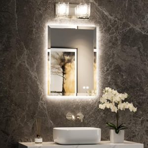LED Vanity Mirror with Beveled Edge