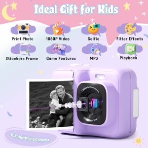 HD Digital Instant Print Camera for Kids