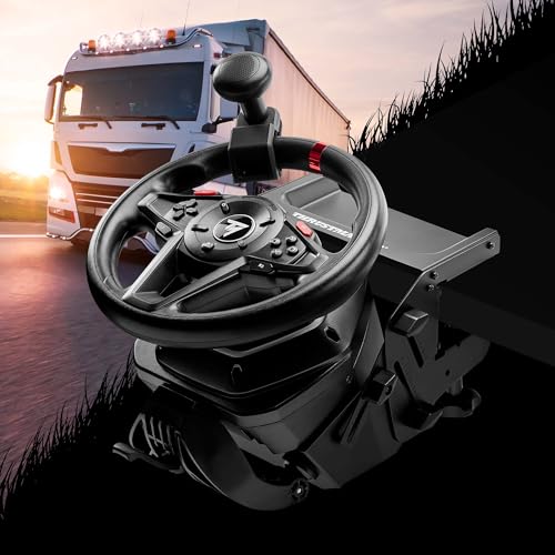T128 Racing Wheel and Steering Kit Attachment for Simulation Gaming (Compatible with Playstation 5 and PC)