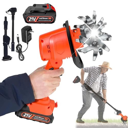 2025 New 4 Inch Hand Held Tiller Garden tool-235RPM with 4 Rows of Tines