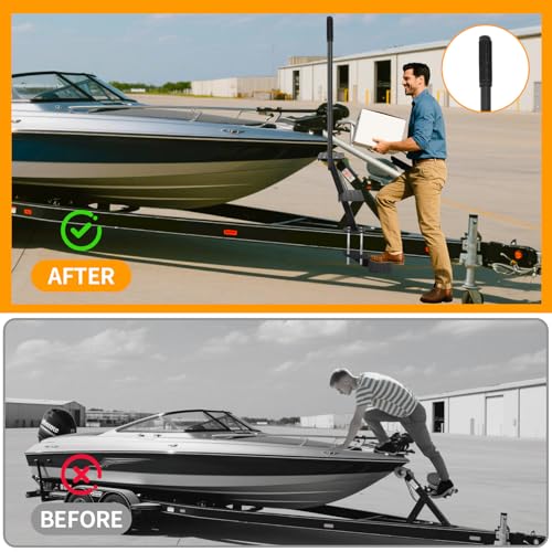 Non-Slip Ladder with Safety Grab Handle
