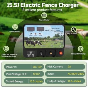 Livestock Fence Charger for Keeping Out Predators
