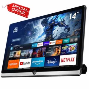 14-inch Android 13 Car TV Headrest Monitor Rear Entertainment System for Car Back Seat