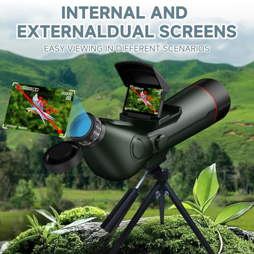 Internal And Externat Dual Screens Spotter for Adults and Beginners Astronomy