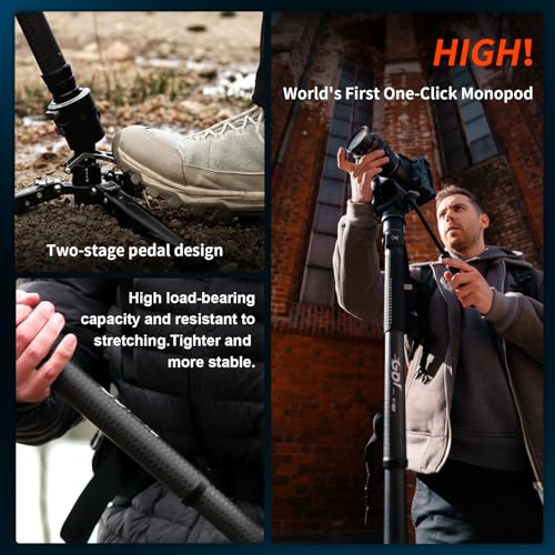 M1 Pro Camera Monopod with Feet