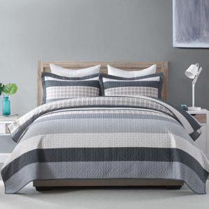 3 Piece 100% Cotton Queen Comforter Set
